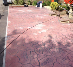 Imprinted Concrete Restoration Before