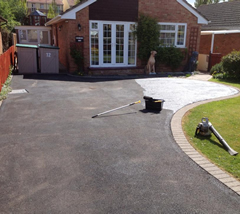 Tarmac Cleaning and Restoration Before