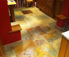 Interior Solid Wooden Floors & Natural Stone flooring cleaning and sealed