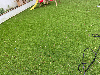 Artificial Grass Cleaning Before