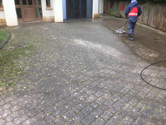 Patio Cleaning And Sealing Before