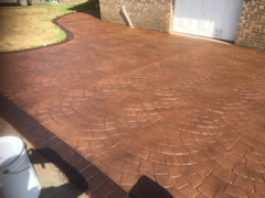 Imprinted Concrete Restoration After